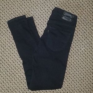 Levi's 721 High Rise Black Skinny Jeans